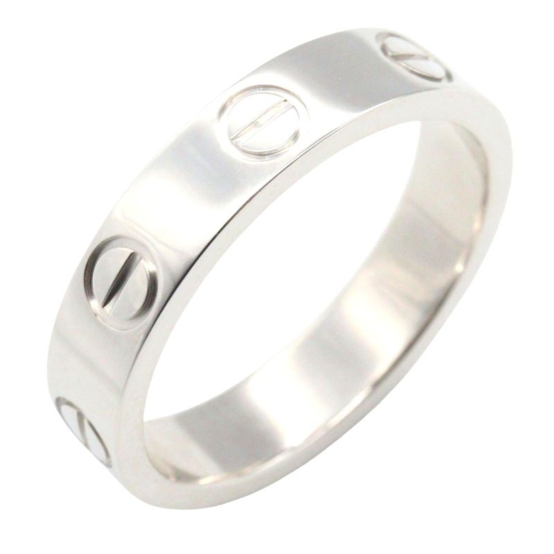 Cartier Mini Love Ring K18wg White Gold